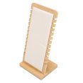 thumbnail image 4 of Soporte de exhibición para collares, base estable desmontable, herramienta independiente para 12 cadenas, color beige, 4 of 10