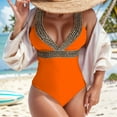 thumbnail image 2 of RUTAYY Swimwear Women Halter Neck Hanging Monokinis Swimsuit With A Tight Fit And Body Open Back Swimsuit Summer Beachwear, 2 of 8