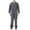 Gray, variant on TOPTIE Blended Long Sleeve Coverall for Men, Black Coverall Regular Length