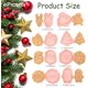 thumbnail image 5 of Christmas Cookie Cutter Set, 8 Pcs Plastic Christmas Cookie Stamp Biscuit Stamps Xmas Cookie Cutter for Baking, Christmas Decorations Cartoon Fun Biscuit Moulds, 5 of 5