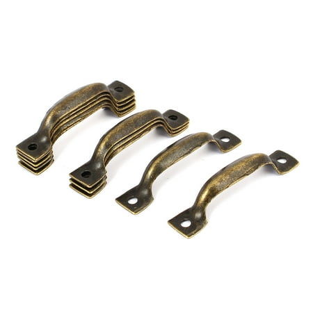 - Kitchen Cabinet Drawer Case Crate Chest Pull Handle Knob Bronze Tone 10PCS