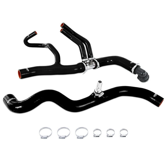Mishimoto MMHOSE-F35T-17BK Silicone Coolant Hose Kit, Compatible With 2017 Ford Raptor 3.5L EcoBoost, Black