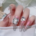 thumbnail image 4 of 100 piezas de diamantes de imitación para uñas, gemas para decoración de uñas, cristales artesanales, decoraciones de vidrio, conjunto de decoración para la cara, ropa y zapatos, 4 of 6