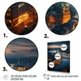 thumbnail image 3 of Designart "Cityscape Spot Copenhagen Beautiful wall art II" Cityscapes Floater Framed Canvas Print, 3 of 7