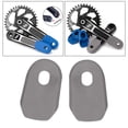 thumbnail image 3 of 2x2 Uds Botas De Manivela De Bicicleta Cubiertas De Manivela De Bicicleta Protector De Bielas Gris, 3 of 8