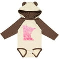 thumbnail image 3 of Inktastic Minnesota Silhouette Mandala Boys or Girls Long Sleeve Baby Bodysuit, 3 of 5