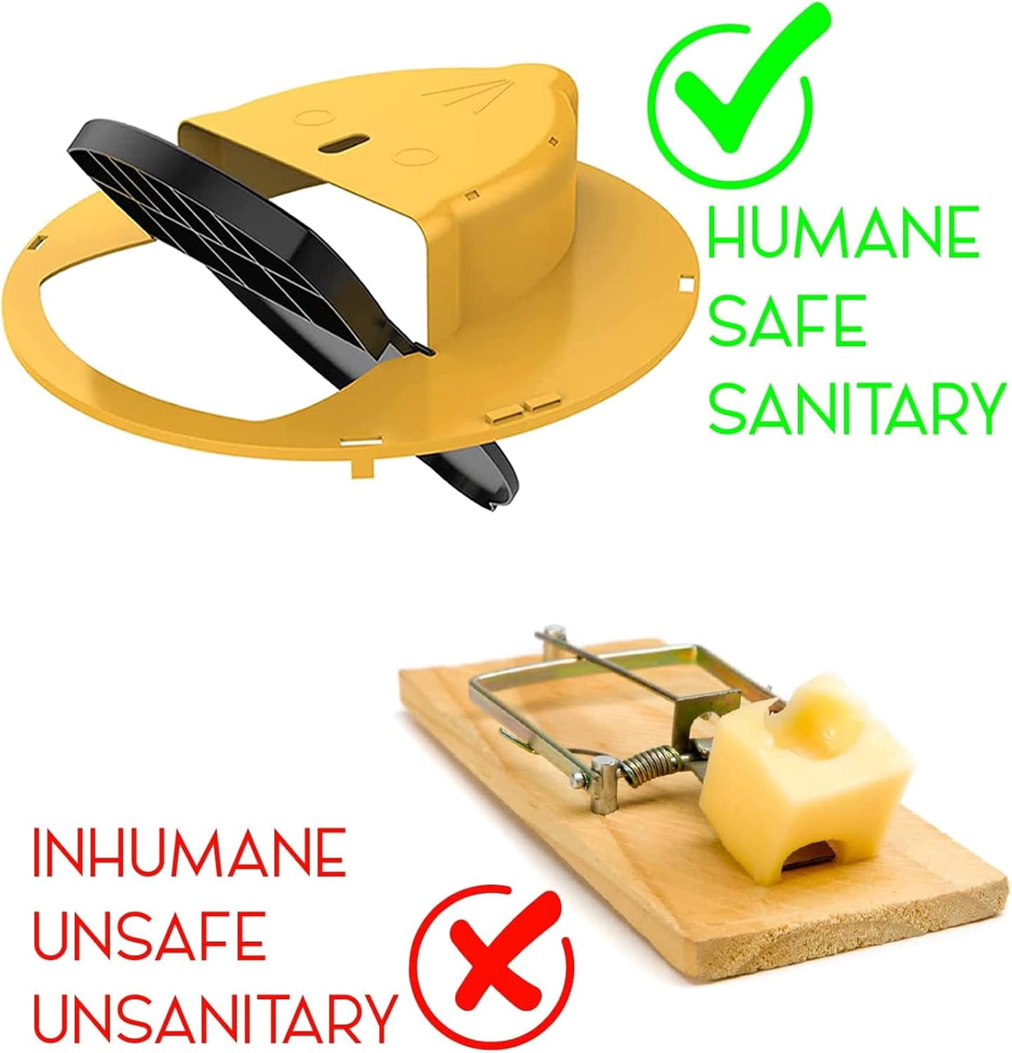 Mouse Rat Trap Bucket,5 Gallon Mouse Rat Traps Indoor for Home,Reusable Bucket Lid Rat Traps Indoor Outdoor,Mouse Catching Tool