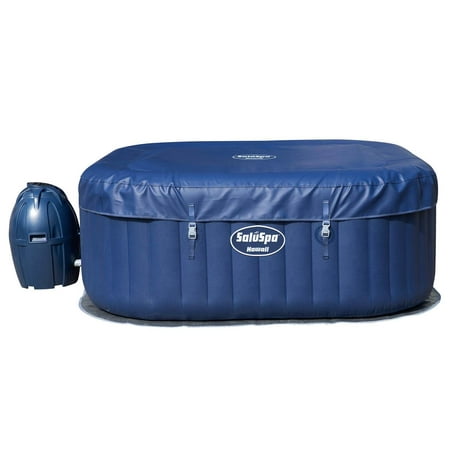 Bestway SaluSpa Hawaii AirJet 6-Person Inflatable Spa Hot Tub with Chemical (Best Way To Keep Cats Out Of Garden)