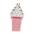 thumbnail image 3 of Luz de noche decorativa de madera con forma de helado, letrero de neón bonito, ambiente romántico Blanco rosa, 3 of 9