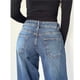 thumbnail image 4 of Pantalones vaqueros de pierna ancha for mujer, de talle bajo, holgados, pierna recta, pantalones de mezclilla for novio, pantalones vaqueros sueltos casuales, estilo niña Y2K, 4 of 6