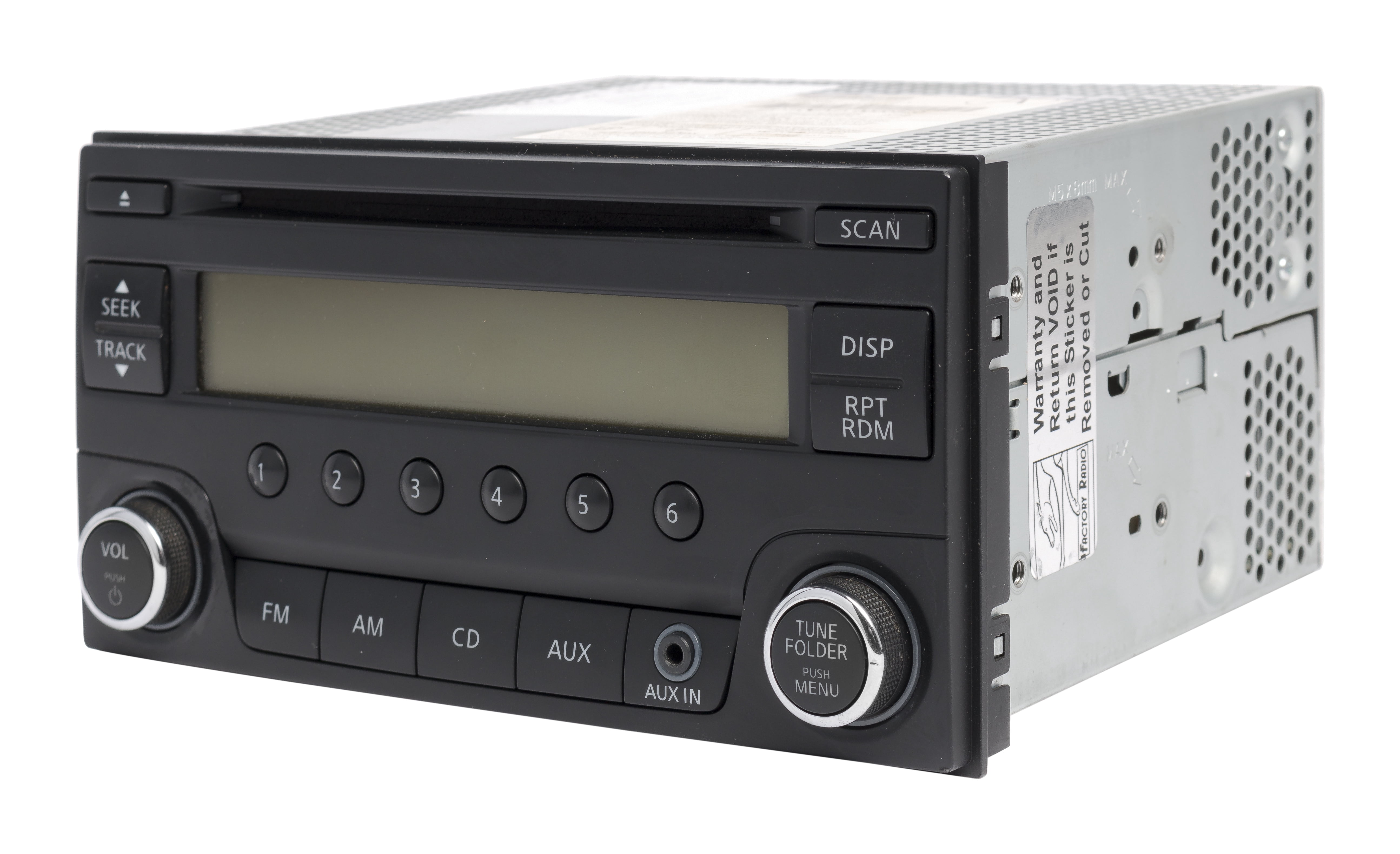 Restored 2013 Nissan Titan AM FM Radio Receiver Aux Single Disc CD MP3 Player 281859FM0A (Refurbished)