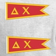 thumbnail image 3 of CafePress - Delta Chi Flag Long Sleeve T Shirt - Women's Long Sleeve Graphic Casual T-Shirt, 3 of 4