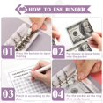 thumbnail image 3 of 100 Envelopes Money Saving Challenge Money Saving Binder 100 Envelope Challenge Binder Savings Binder Envelope A5 Savings Challenge Book (A5 Full Purple), 3 of 12