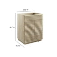 thumbnail image 2 of Pemberly Row Bathroom Vanity Cabinet (Sink Not Included) in Travertine, 2 of 10