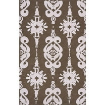 Momeni Contemporary Round Area Rug, Soft Pink, 5' X 5' Round