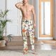 thumbnail image 2 of Balery Mushrooms Pantalones de pijama para hombre, pijama ultraligero, pantalón de descanso-Medium, 2 of 6