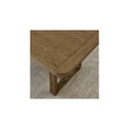 thumbnail image 3 of Darla 72"W Rectangular Walnut Oak Wood Sled Dining Table, 3 of 5