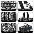 thumbnail image 3 of Teacher Tote Bag,Black Paw Teacher Utility Tote Bag,Large Work Tote Bags for Women with Multiple Pockets,Top Zipper Closure,13.8x10.6x6.7 Inch, 3 of 5