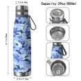 thumbnail image 3 of 29oz Insulated Water Bottle with Tea Infuser, Stainless Steel Travel Mug, Camouflage Print, 3 of 6