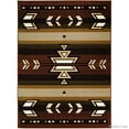 thumbnail image 6 of Allstar Dark Brown Woven High Quality Rug. Traditional. Persian. Flower. Western. Design Area Rug (7' 7" x 10' 6"), 6 of 6