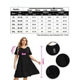 thumbnail image 6 of Yesfashion Women Casual Summer Dresses Loose Tshirt Beach Sundress V Neck Plus Size Swing Tunic Pockets, 6 of 6