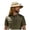 Yellow, variant on Lispipm Summer Men's Wide Brim Sun Hat Neck Cover Solar Fan Bucket Hats Unisex Casual Outdoor Beach Vacation Caps Green