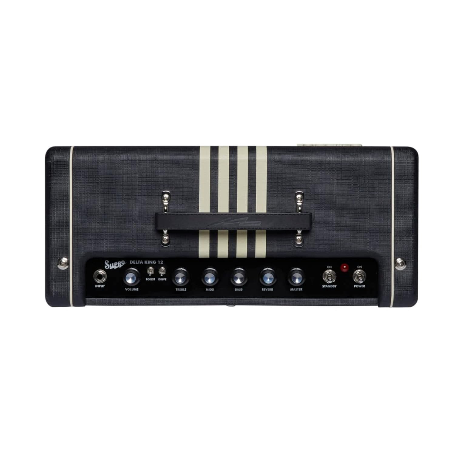 Supro 1822 Delta King 12 15W 1x12 Tube Guitar Amp Black and Cream