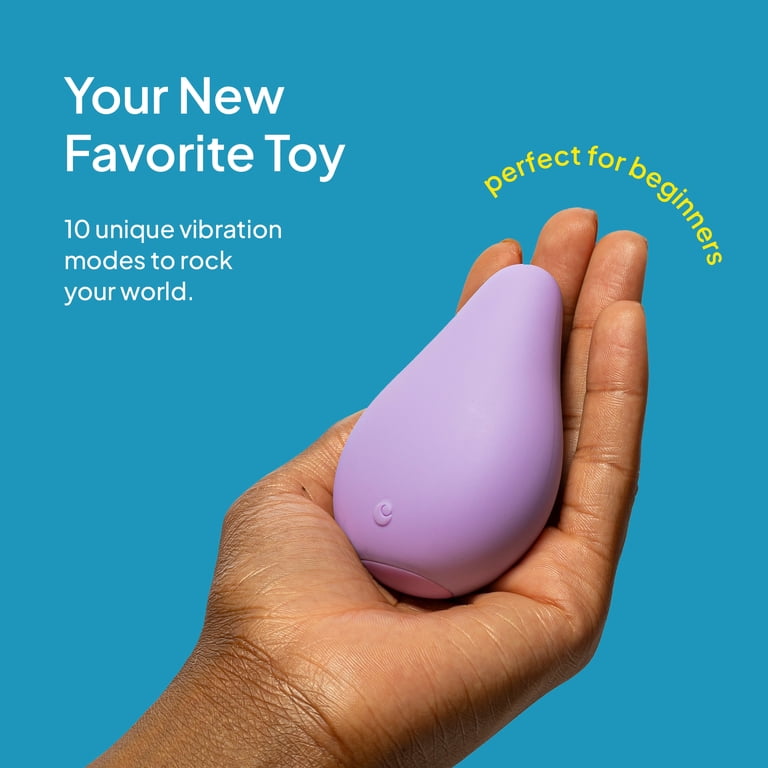 vulva sex toy Hello Cake Little Massager Powerful Vibrator for Vulva and Clitoral Play,  Lavender, 1 Count