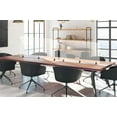 thumbnail image 5 of RECLAIM® Acrylic Sneeze Guard Desk Divider - 60" x 30" Tabletop, Clear, 5 of 9