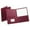 Burgundy, variant on Oxford Twin-Pocket Folder, Embossed Leather Grain Paper, 0.5" Capacity, 11 x 8.5, Burgundy, 25/Box