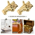 thumbnail image 2 of Miangastore 4pcs Box Leg Wood Case Corner Protector Zinc Alloy Jewelry Box Corner Protector, 2 of 8