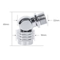 thumbnail image 4 of Mosiee Scuba Diving Swivel Adapter For Hose 2Nd Stage Regulator 9/16-18Unf-2B Thread, 4 of 8