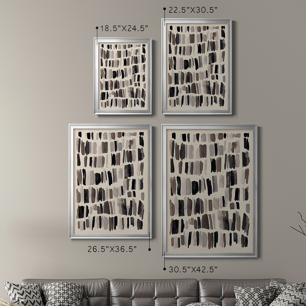 Chalk and Flint II Premium Framed Print, in Gold, Black, or Silver - Ready to Hang