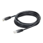 onn. Cat6 Ethernet Patch Cable, RJ45 Network Internet Stranded Cord, 7', Black