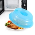 thumbnail image 2 of Microwave Lid, Silicone, Foldable, Dishwasher Safe, BPA Free, Blue, 10.2" (Approx. 25.9 cm), 2 of 7