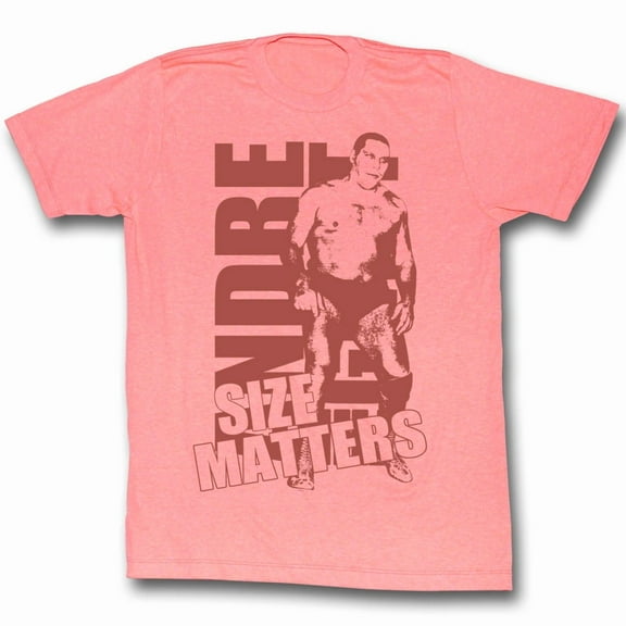 Andre The Giant Size Peach Bright Orange T-Shirt