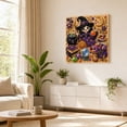 thumbnail image 5 of Halloween Fall Indoor Decor 9.84 Inch Special Shaped Diamond Art Painting Kit with Cute Witch Cauldron and Pearl Beads for Home Living Room Wall Entryway Decor, 5 of 7