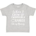 thumbnail image 3 of Inktastic Banker Like Mommy Future Job Boys or Girls Toddler T-Shirt, 3 of 5