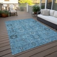 thumbnail image 6 of Addison Rugs Chantille Indoor/Outdoor Traditional Oriental Blue Washable Rectangle Rug, 5' x 7'6", 6 of 6