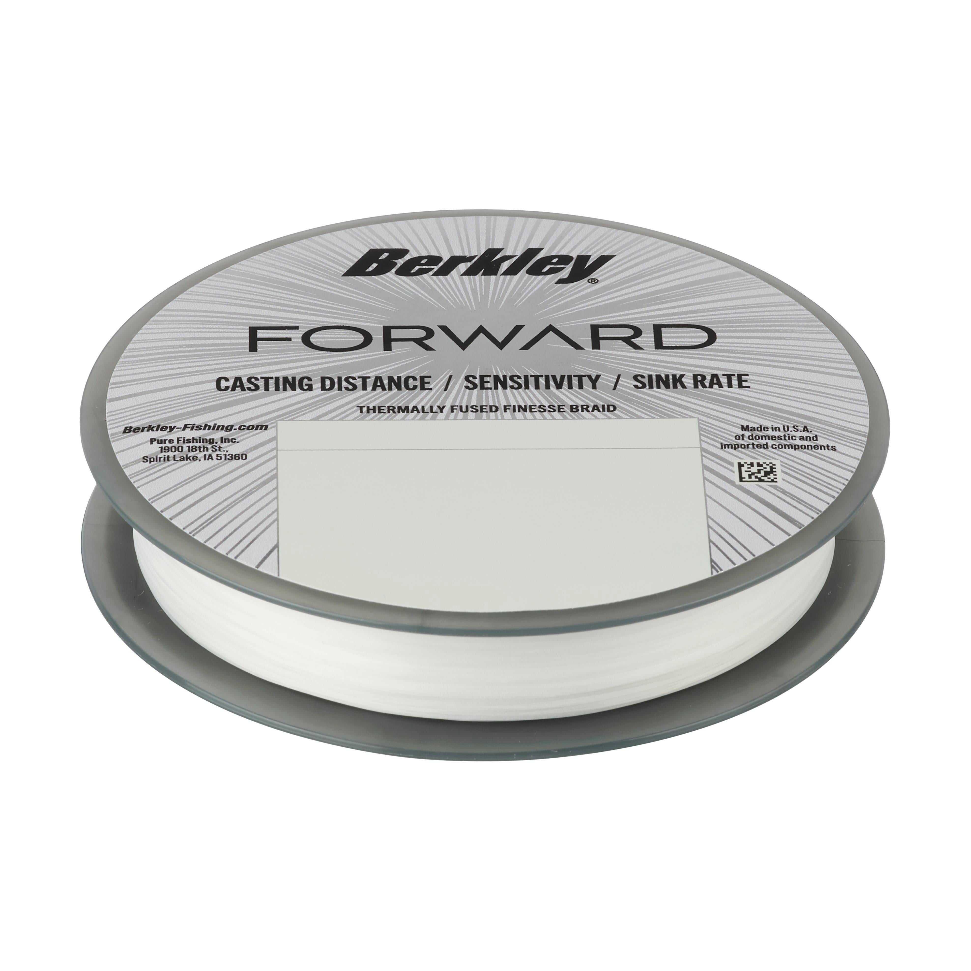 Berkley Forward Braid Fishing Line, Crystal, 6 lb Test Strength, 150 yd