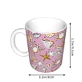 thumbnail image 2 of Yiaed Seafood Print Ceramics Coffee,Large Handle Design,Extra Large Tea and Coffee Cup for Office and Home Mugs, 2 of 6