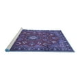 thumbnail image 2 of Ahgly Company Machine Washable Indoor Rectangle Persian Blue Traditional Area Rugs, 2' x 5', 2 of 4