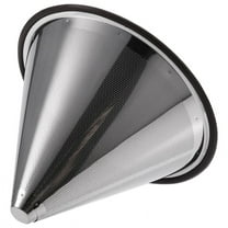 1 x Stainless steel coffee funnel-silver