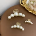thumbnail image 6 of Elegant Big Pearl Hair Claws Clips For Women Big Size Acrylic Hair Clips Hairpins Crab For K5B1 Hair Accessories Hair Barrettes, 6 of 9