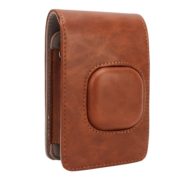 Funda Para Cámara Instantánea, Funda Protectora Para Cámara Resistente A Los Arañazos, Cierre Magnético Duradero, Correa De Hombro Ajustable, Estilo Retro Para Fuji Mini