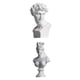 thumbnail image 1 of Figurilla de mitología griega,Decoración de la estatua del ornamento de la estatuilla griega,Decoración de la tablilla de escultura famosa de la escultura,Decoración de escritorio de, 1 of 5