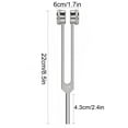thumbnail image 4 of KRONDO Healing Instrument 128 Hz,The Healing Instrument, Healing Tuning Fork, 128 Hz Tuning Fork for Healing,Therapy Chakra Set Sound Therapy Yoga and Meditation Accessories, 4 of 8