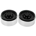 thumbnail image 3 of RC Beadlock Wheel Rims, Aluminum Alloy RC Wheel Rims  For 1.9in Tire Skin Black, 3 of 8