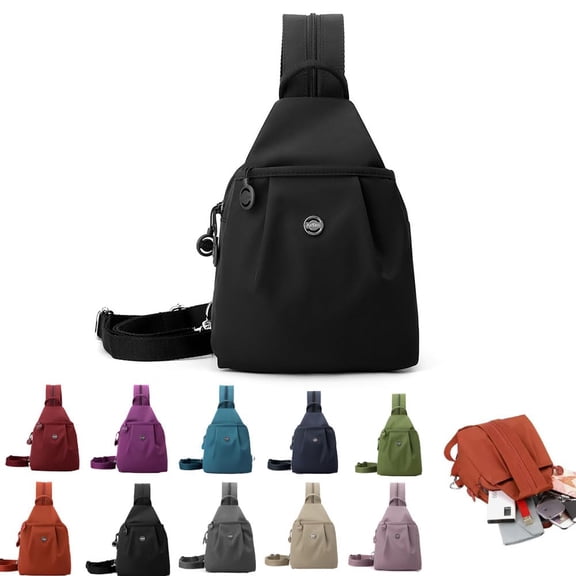 2026 New Premium 3 in 1 Anti-Theft Travel Tote Bag, Waterproof Nylon Convertible Shoulder Bag Multi-Compartment Large Bags