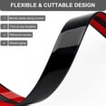thumbnail image 3 of QZS Flexible Corner Protector,0.8x118In Durable Black Waterproof Wall Tile,Portable Adhesive Moulding Trim for Home,Office,Countertop,1pack, 3 of 6